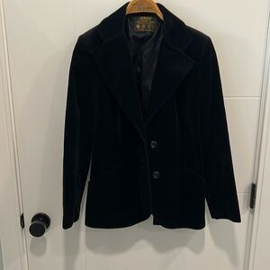 Vintage suede like blazer jacket size 14